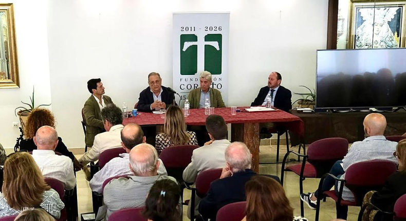Encuentro promovido por la Fundaci&oacute;n Corinto, celebrado en la casa hermandad de la Misericordia. 